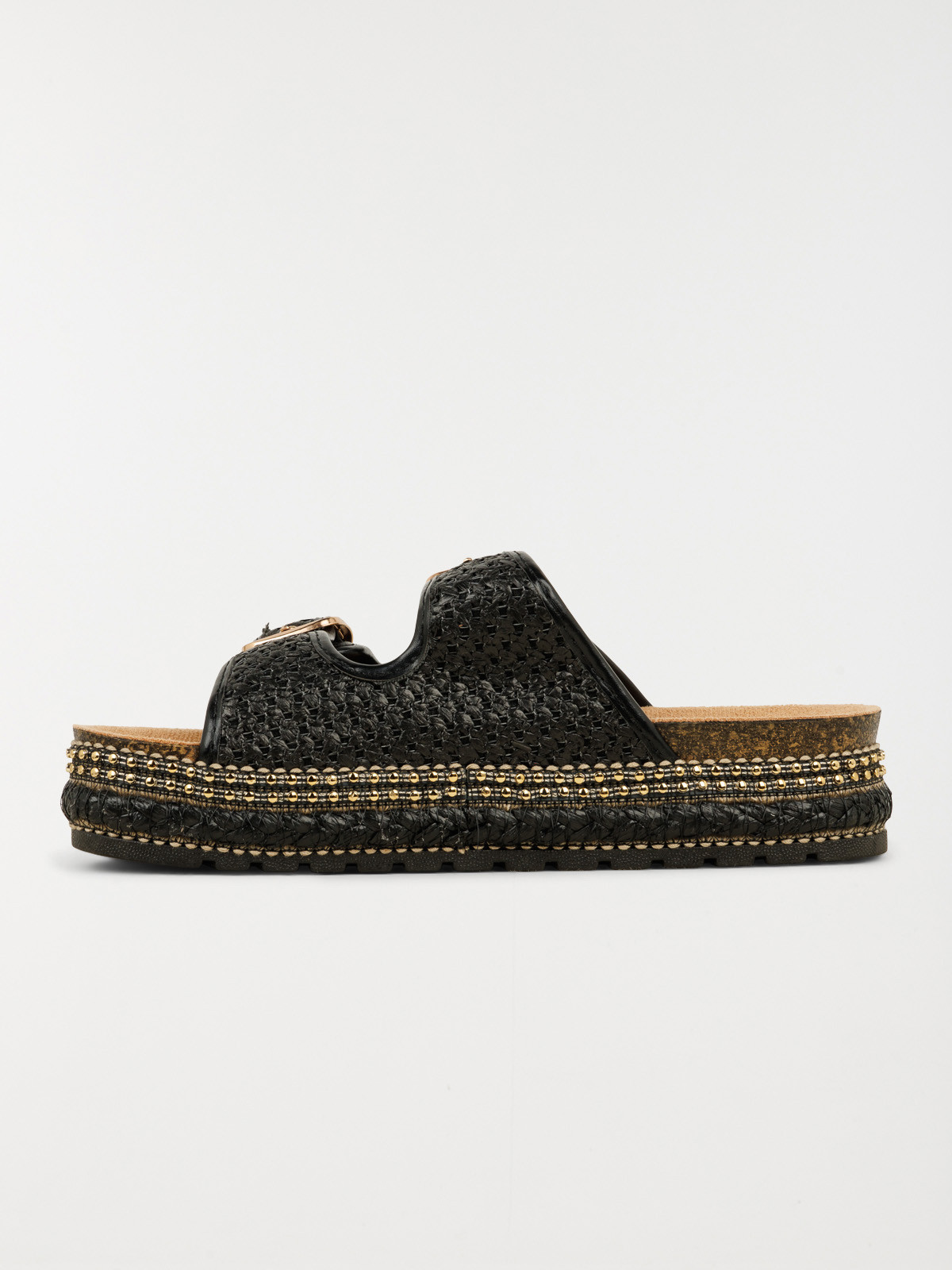 Mules coloris noir femme (37-42) Mules coloris noir femme (37-42)