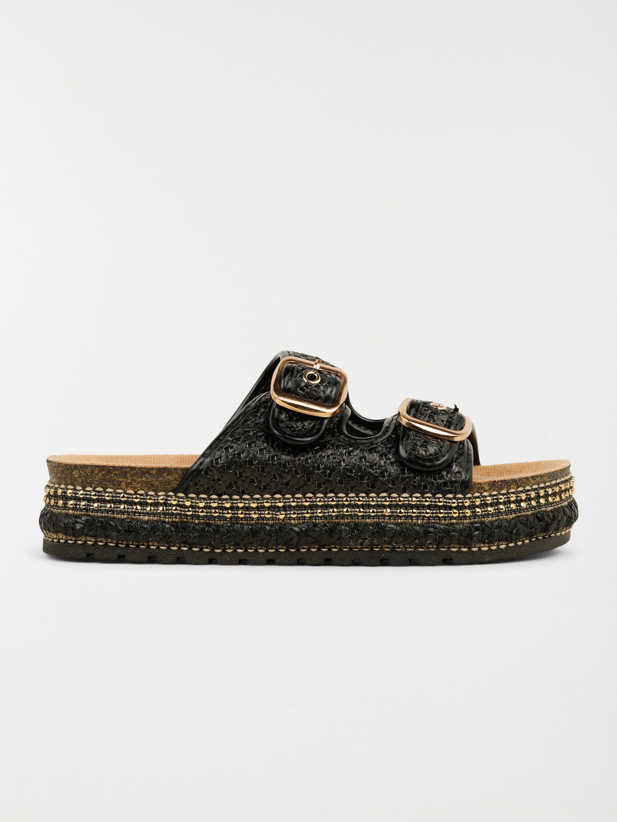 Mules coloris noir femme (37-42)