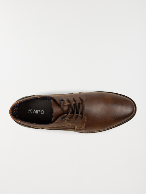 Chaussures lacets marron...