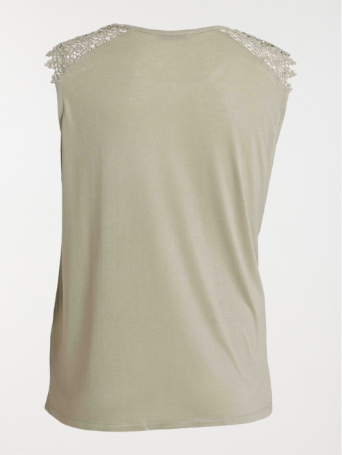 Débardeur sauge grande taille femme Débardeur sauge grande taille femme