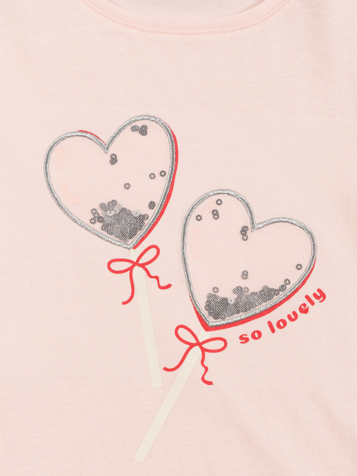 Tee-shirt sucettes coeurs fille (3-12A) Tee-shirt sucettes coeurs fille (3-12A)