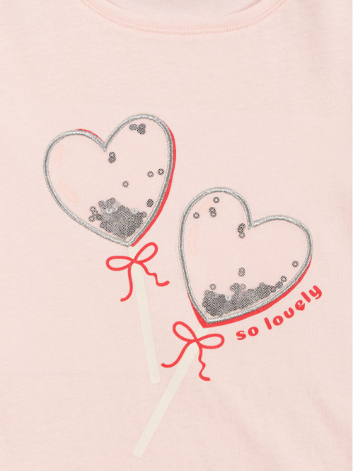 Tee-shirt sucettes coeurs...