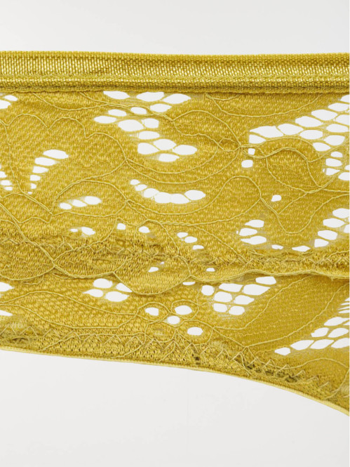 Shorty dentelle absinthe...