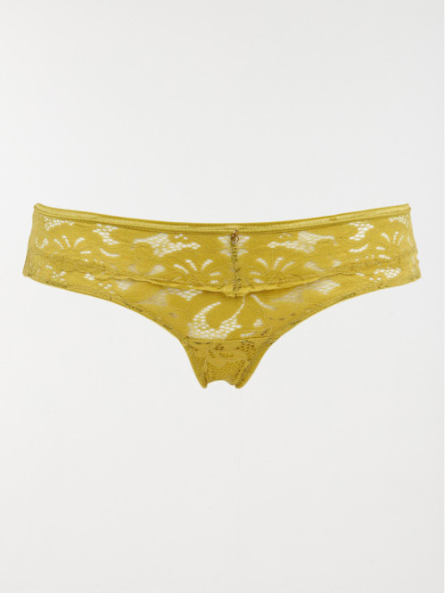 Shorty dentelle absinthe femme (S-XL)