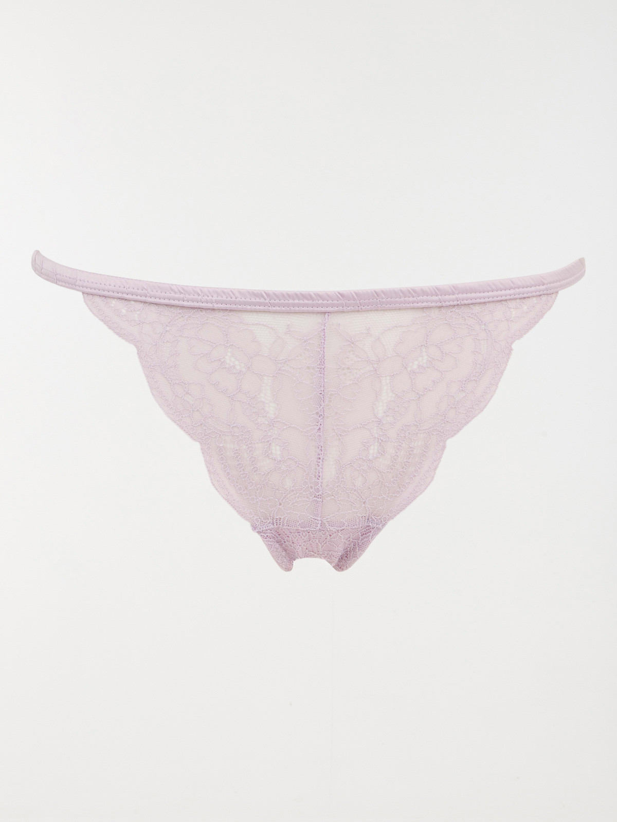 Tanga lilas dentelle femme (S-XL)