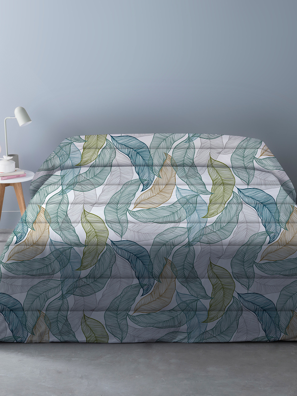 Couette tempérée feuillage 220 x 240 cm