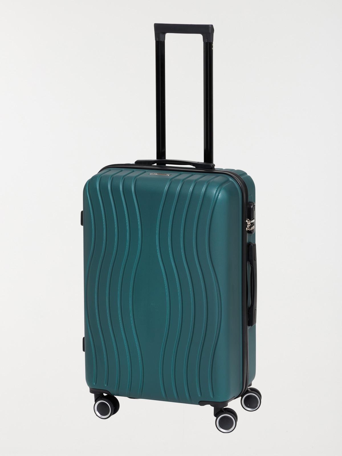 Valise rigide verte à roulettes Valise rigide verte à roulettes