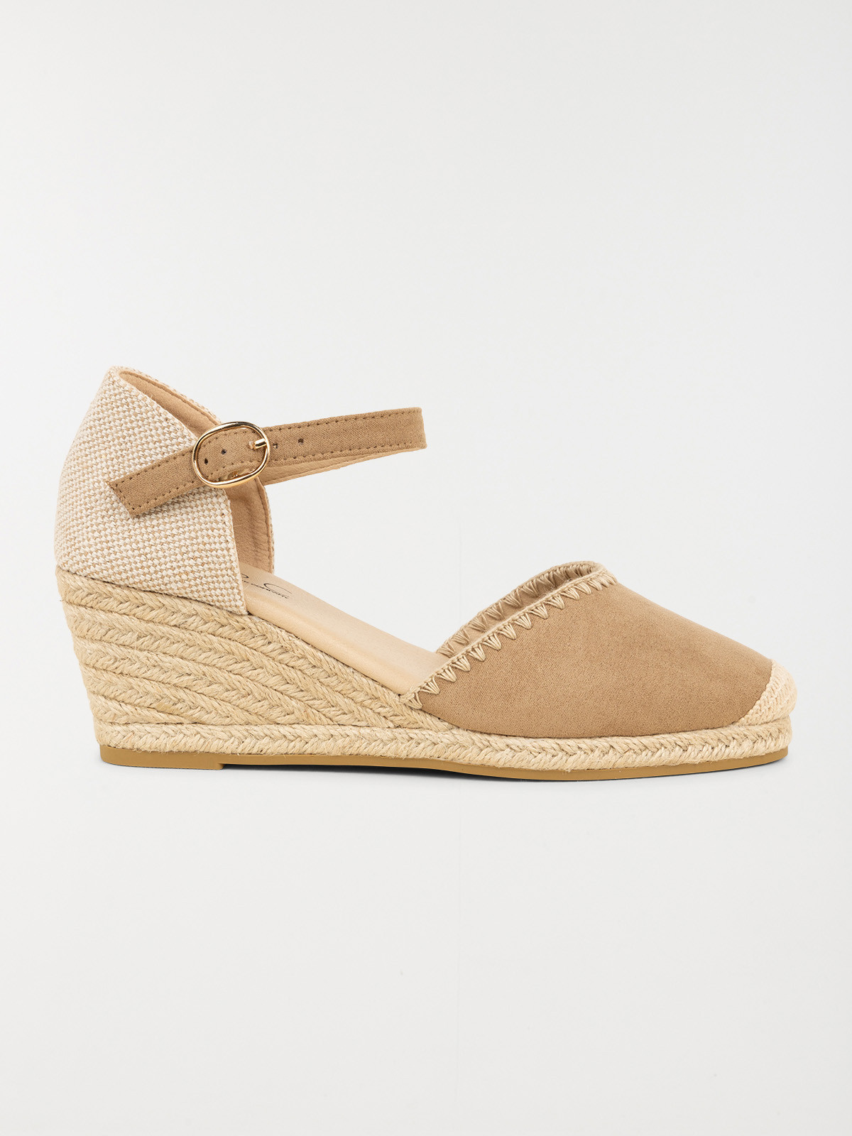 Sandales compensées beige femme (36-41)