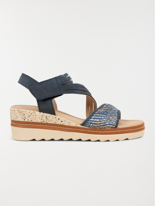 Sandale semelle compensée femme (36-41)