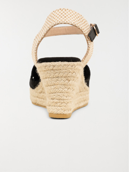 Sandale compensée crochet...