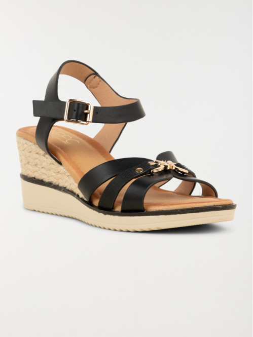 Sandale compensée femme...