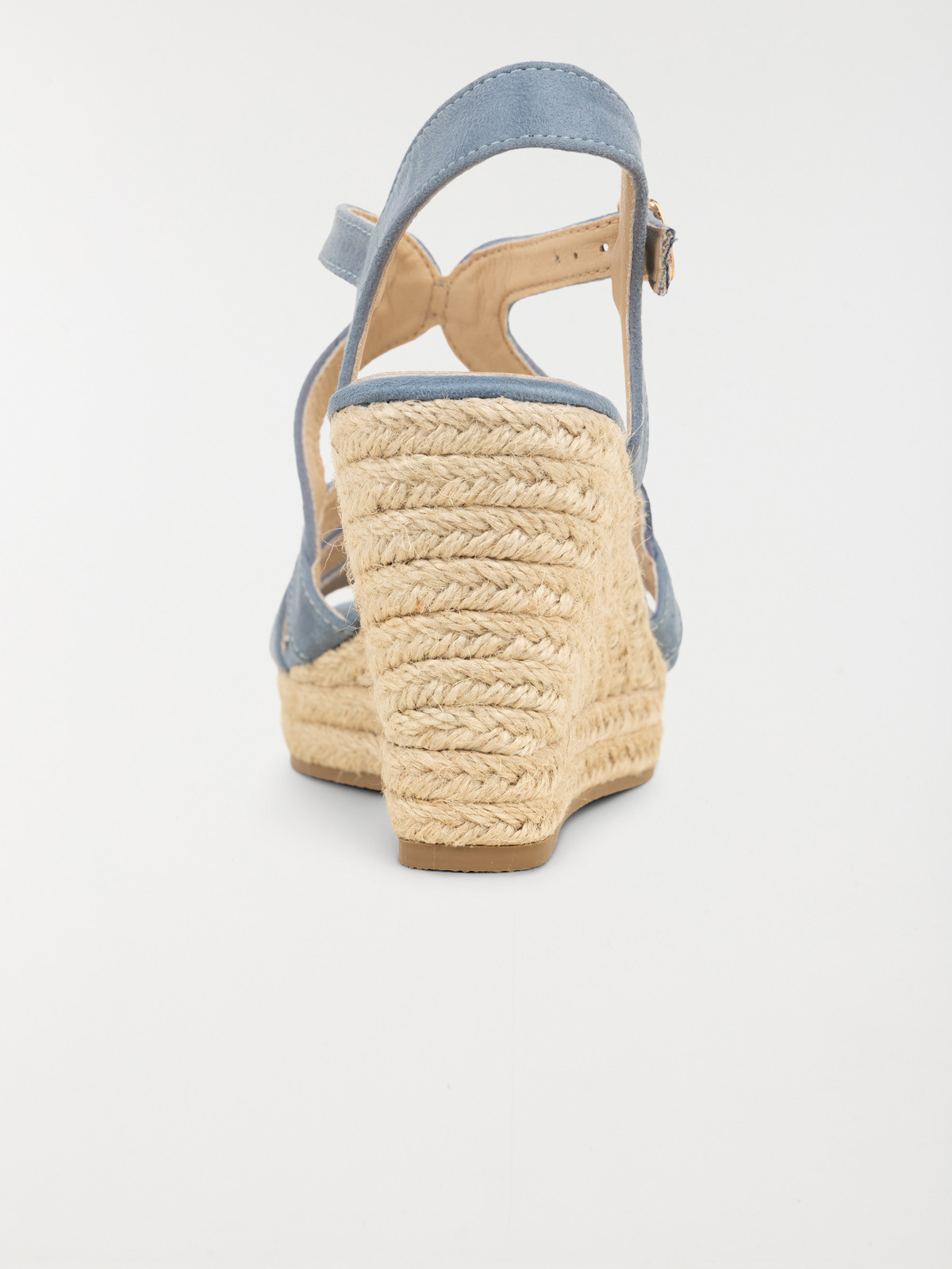 Sandales bleues compensées femme (36-41)