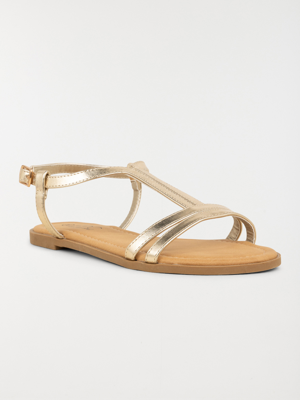 Sandales coloris or femme (37-42)