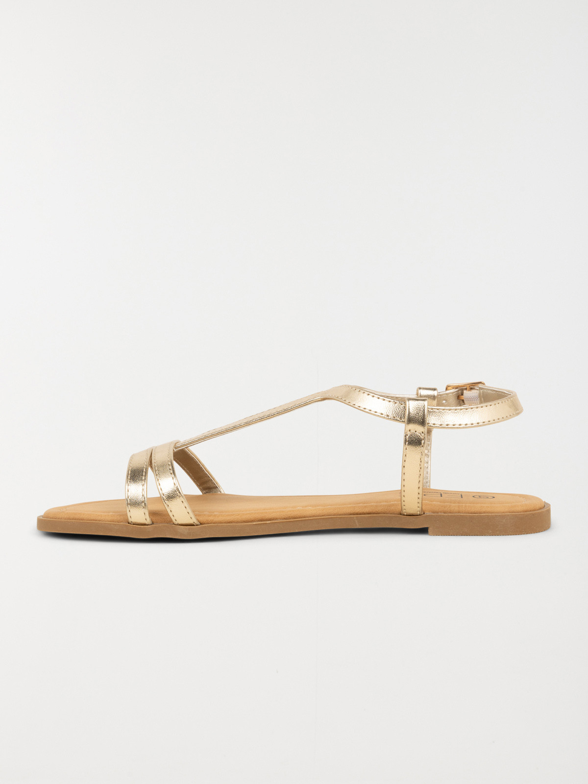 Sandales coloris or femme (37-42)