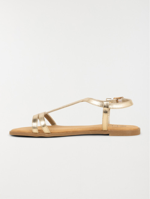 Sandales coloris or femme...