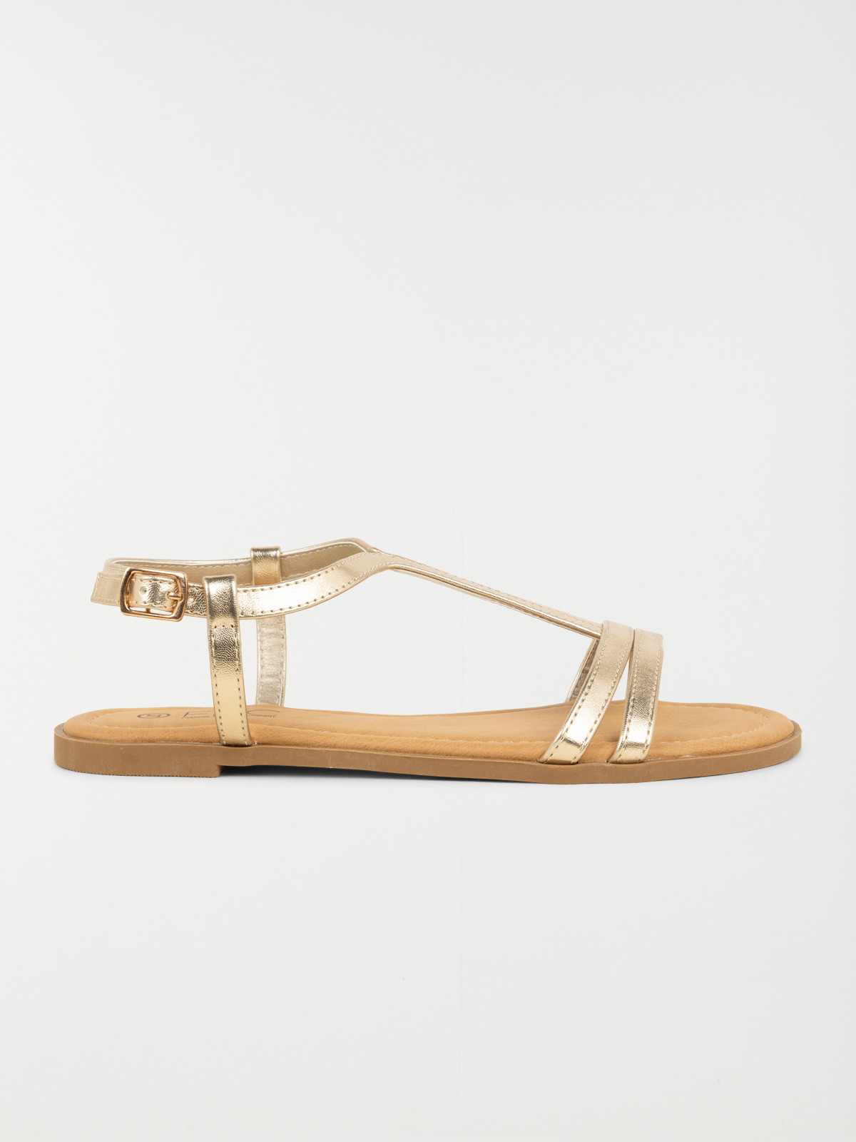 Sandales coloris or femme (37-42)