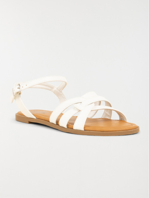 Sandales coloris blanc...