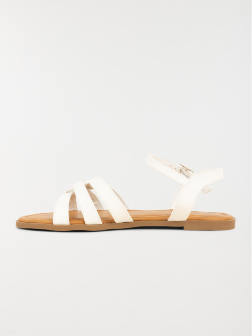 Sandales coloris blanc...