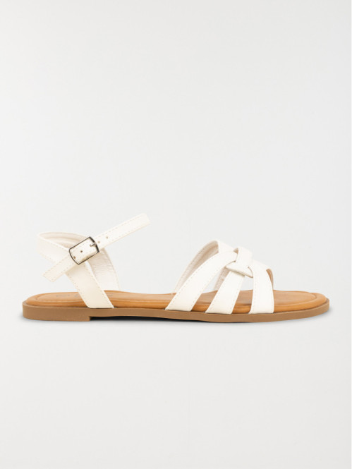 Sandales coloris blanc...