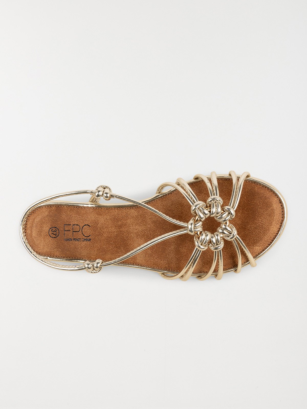 Sandale plate fines brides femme (36-41)