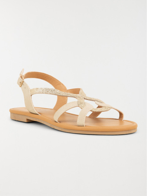 Sandales bride pailletée...