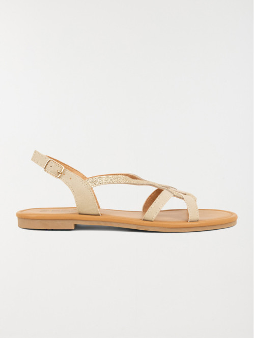 Sandales bride pailletée femme (37-42)