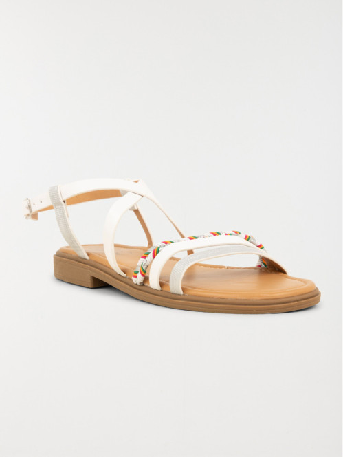 Sandales multibrides femme...