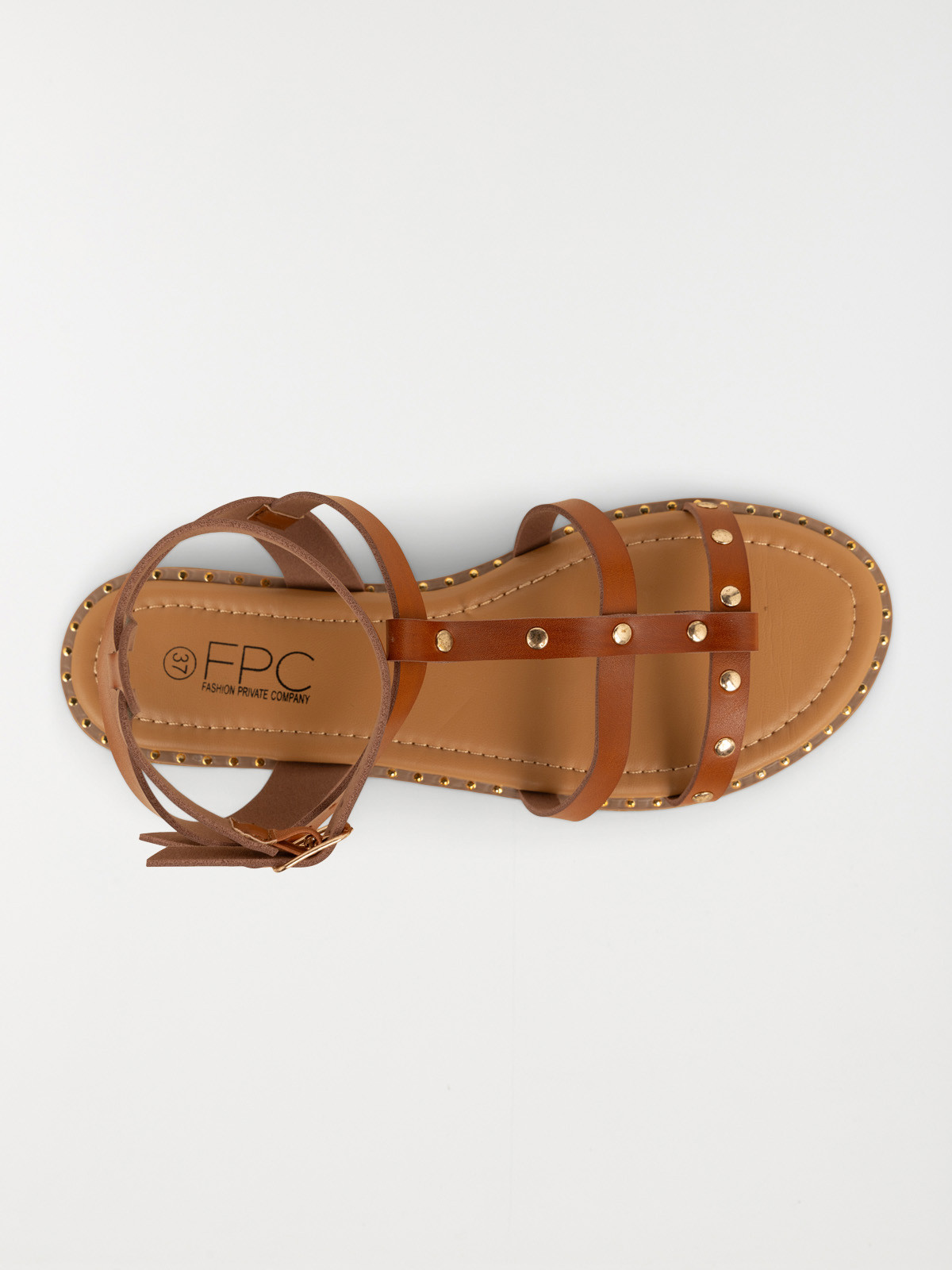 Sandale montante plate femme (36-41)