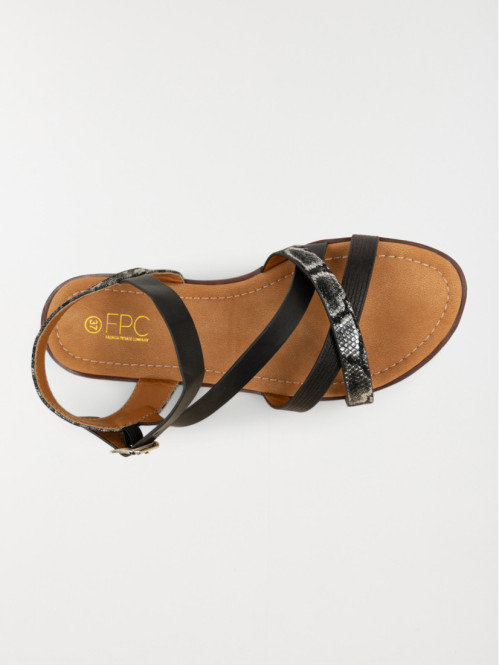 Sandales brides imprimées...