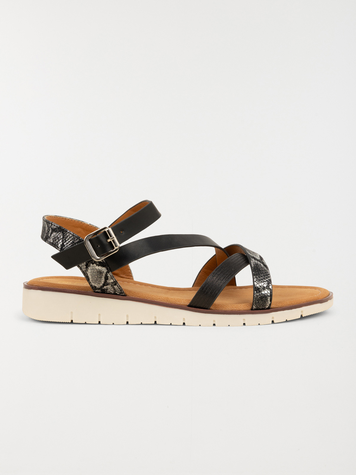 Sandales brides imprimées femme (36-41)
