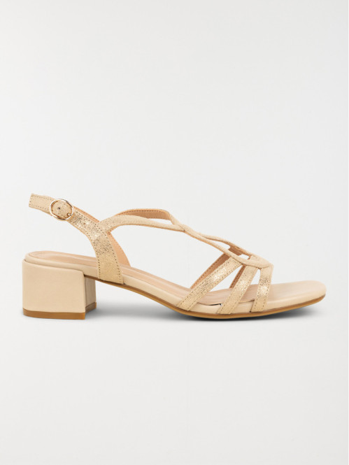 Sandale doré femme (36-41)