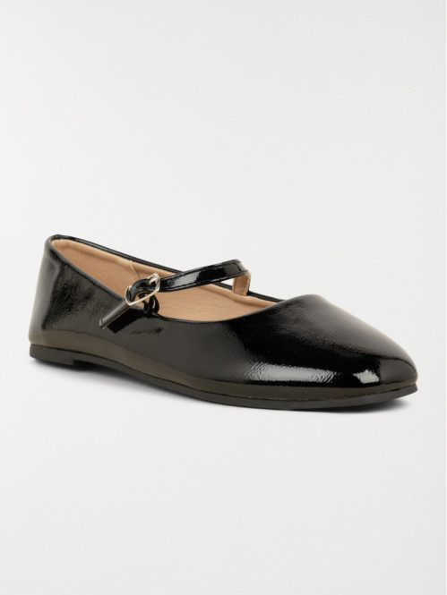 Ballerines noires vernies femme (37-42) Ballerines noires vernies femme (37-42)
