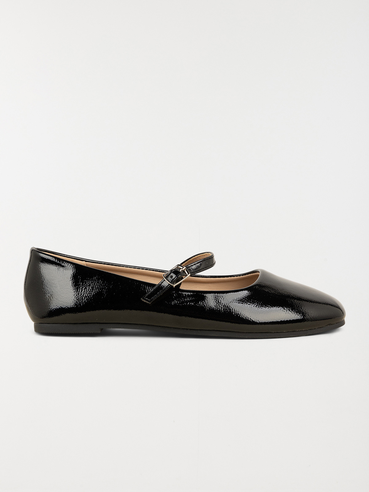 Ballerines noires vernies femme (37-42)