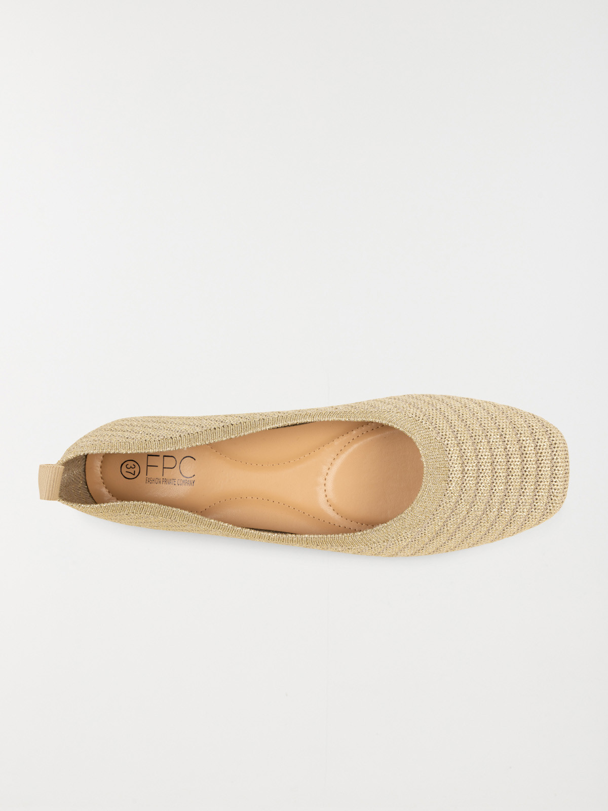 Ballerines coloris doré femme (36-41) Ballerines coloris doré femme (36-41)