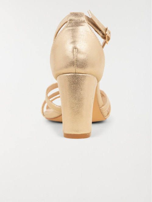 Sandales dorés à talon haut (36-41) Sandales dorés à talon haut (36-41)