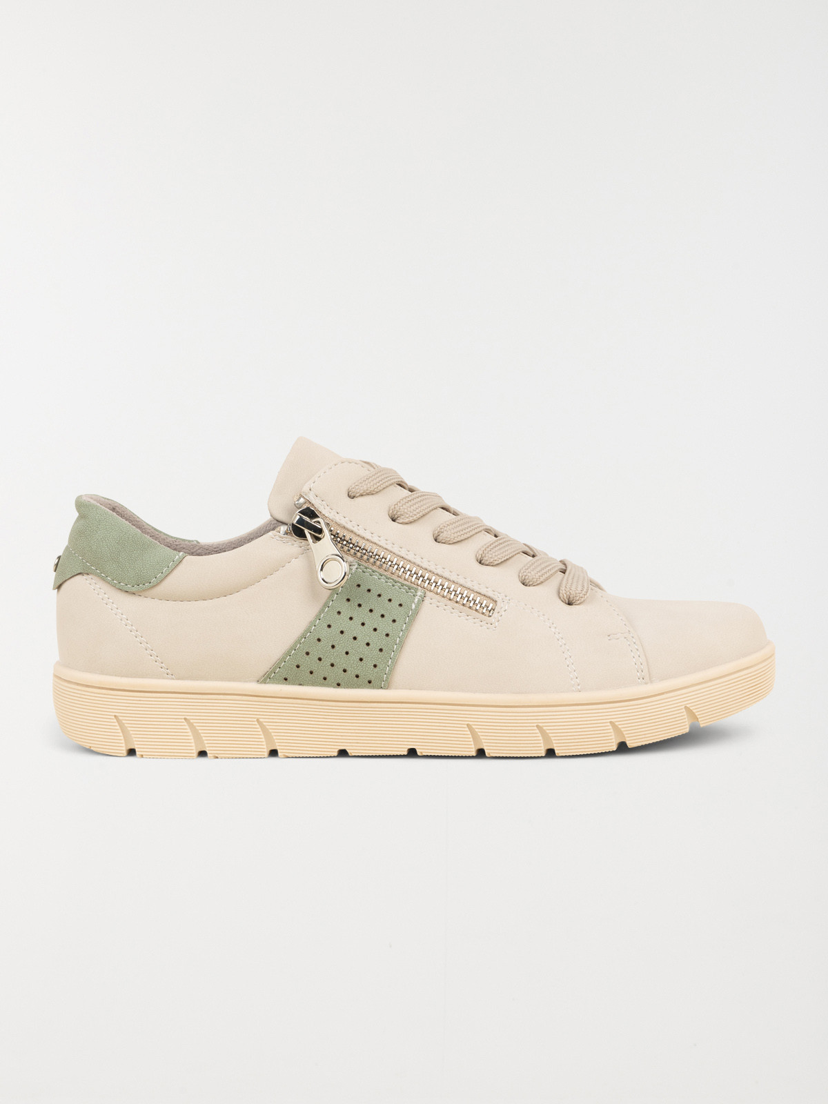 Baskets lacets et zips femme (36-41)