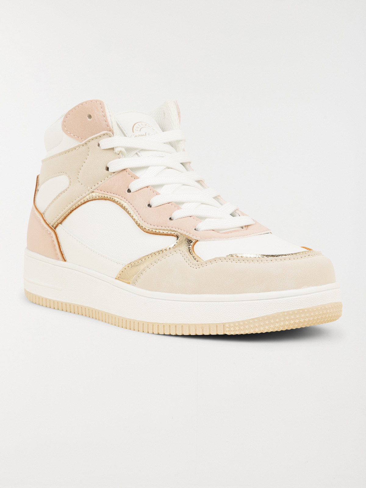 Baskets montantes blanches femme (36-41) Baskets montantes blanches femme (36-41)