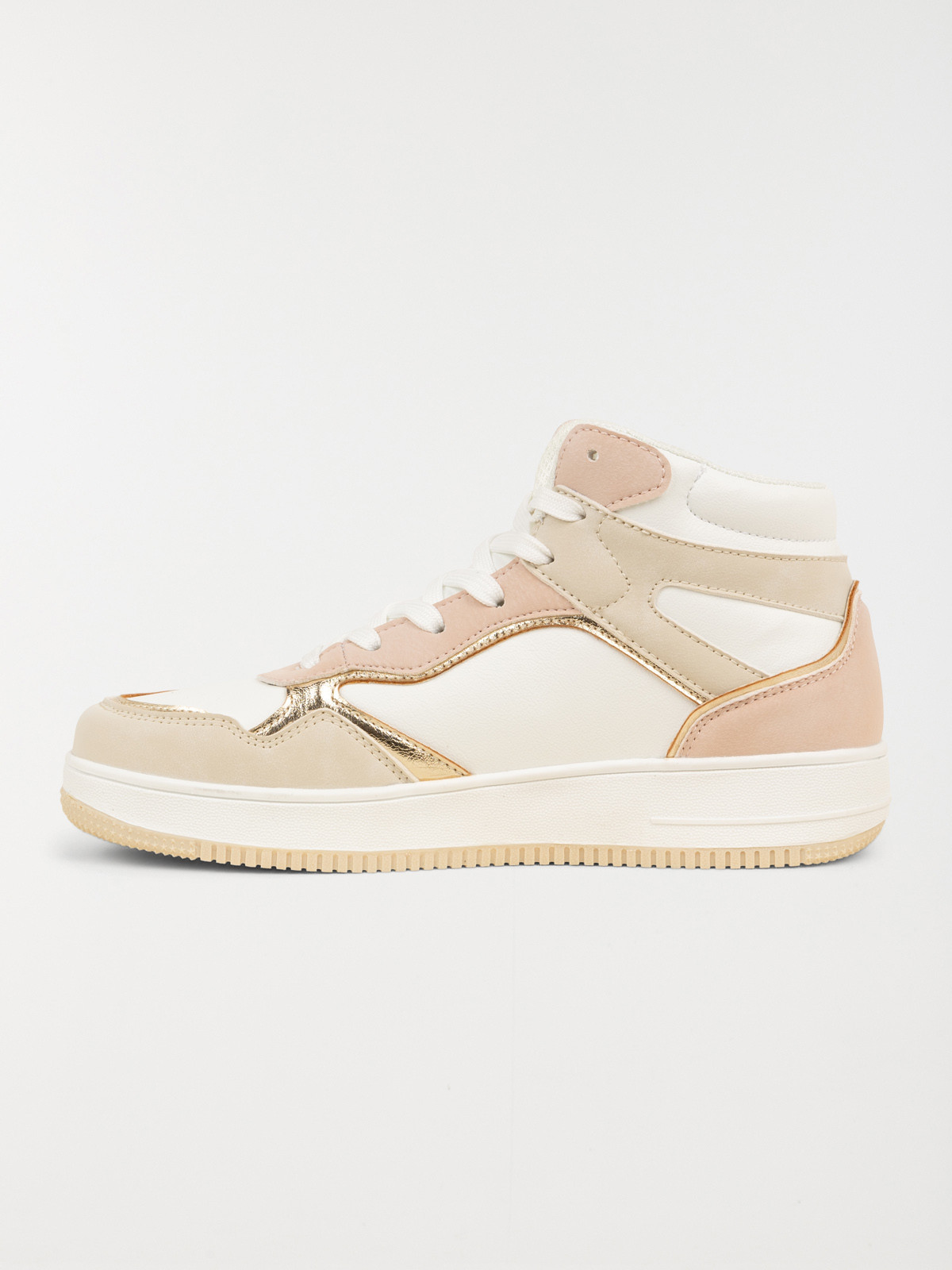 Baskets montantes blanches femme (36-41) Baskets montantes blanches femme (36-41)