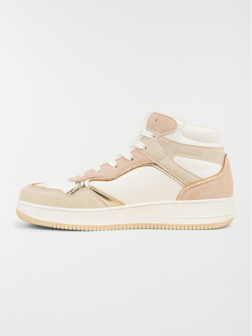 Baskets montantes blanches femme (36-41) Baskets montantes blanches femme (36-41)