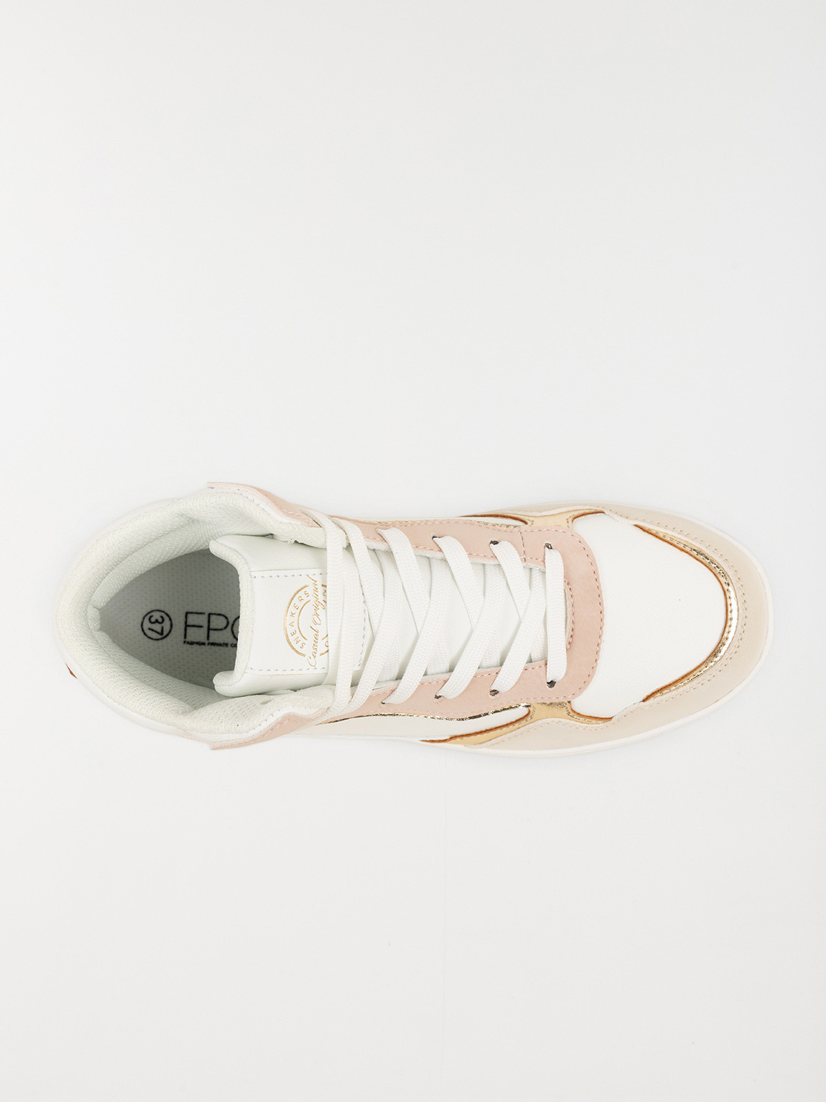 Baskets montantes blanches femme (36-41) Baskets montantes blanches femme (36-41)