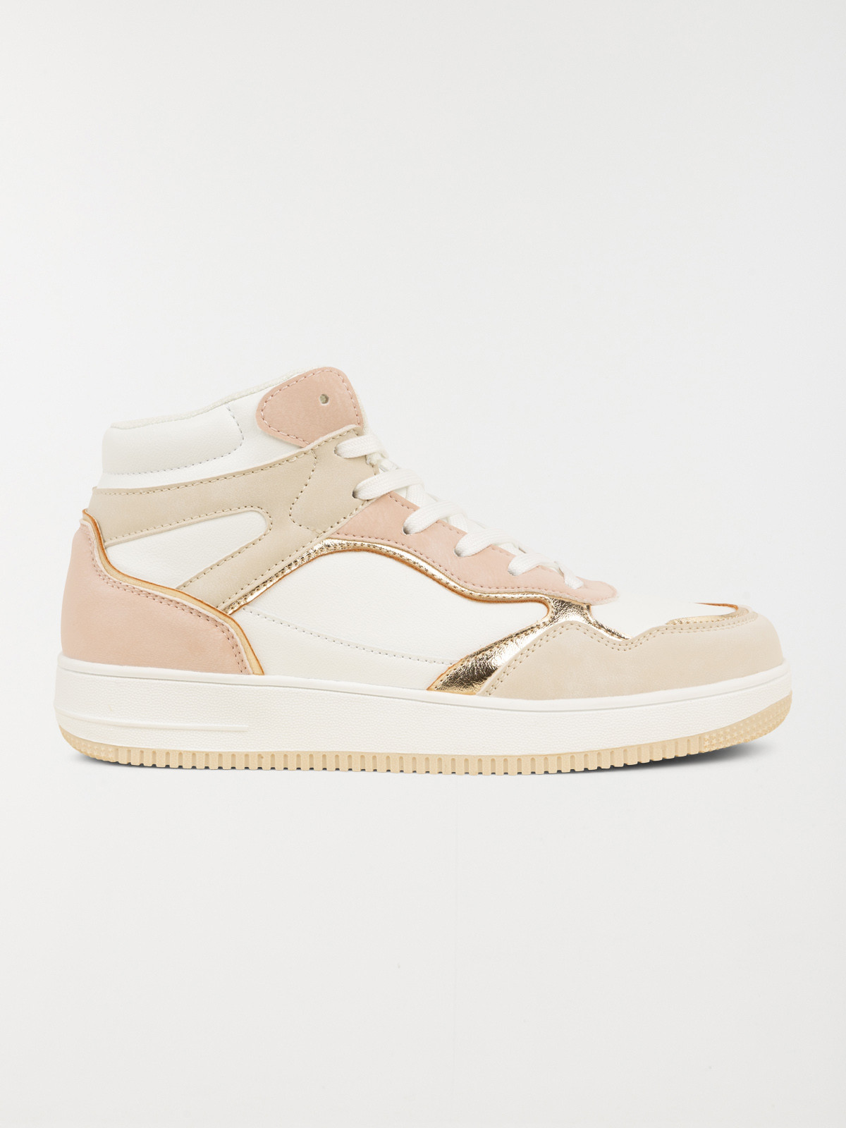 Baskets montantes blanches femme (36-41)