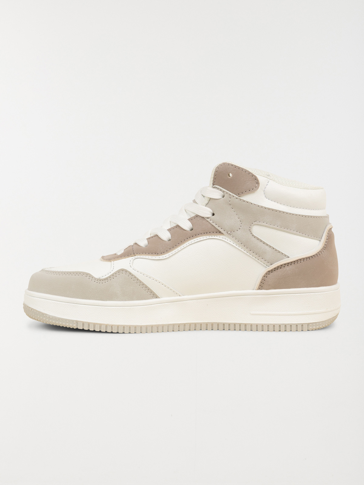 Baskets montantes femme beige (36-41) Baskets montantes femme beige (36-41)