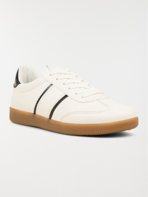 Baskets blanches et noires femme (36-41)