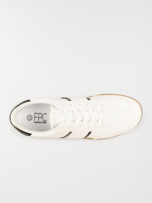 Baskets blanches et noires femme (36-41)