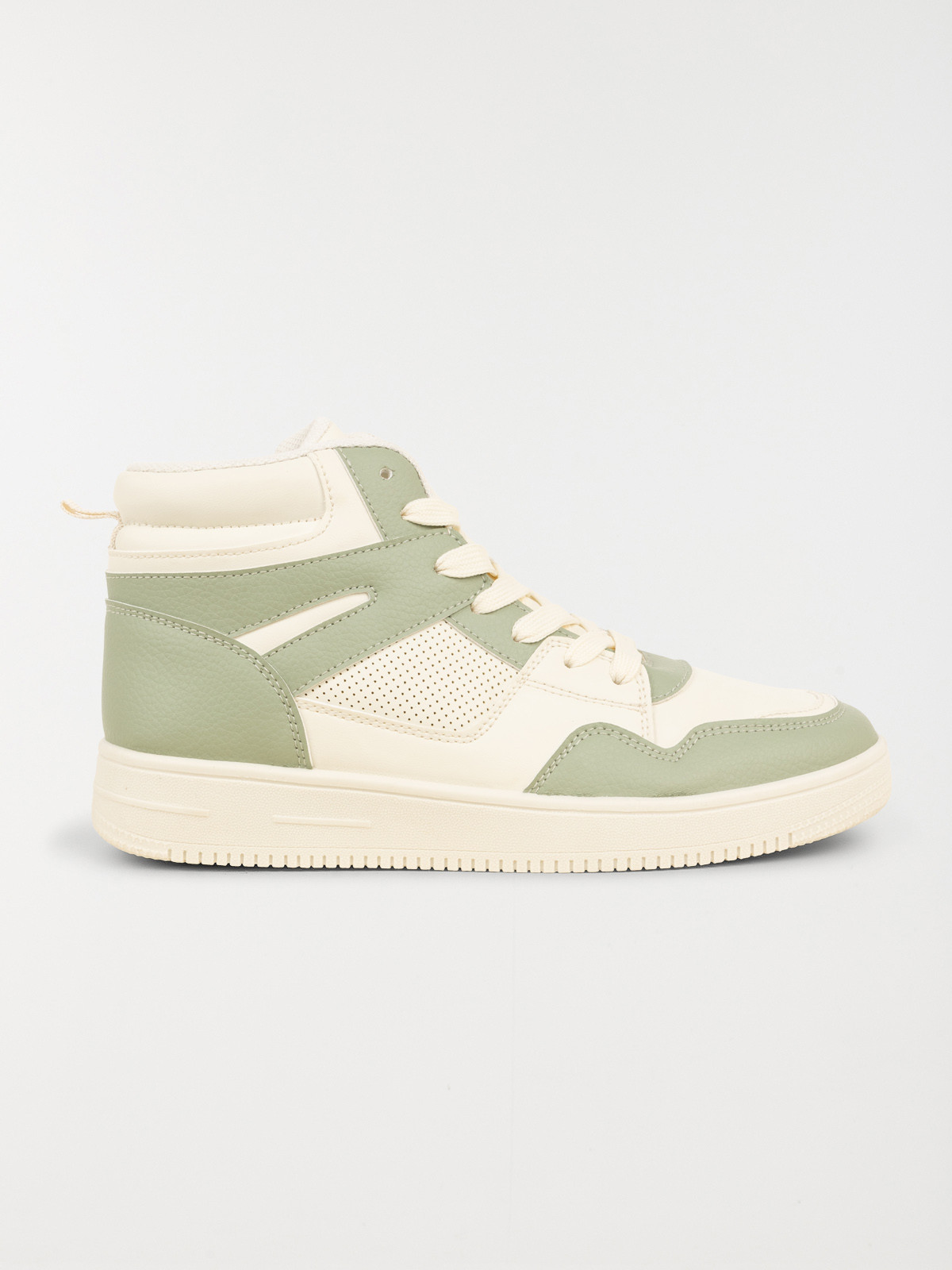 Baskets montantes femme blanc (36-41)