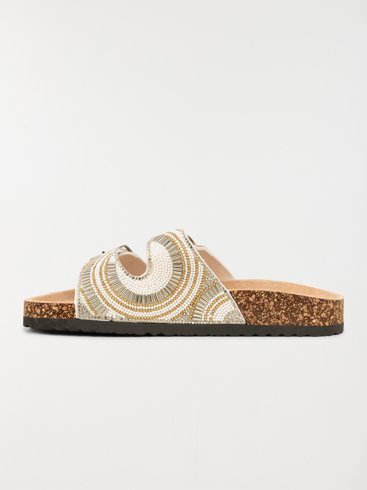Mules strass blanches femme (36-41) Mules strass blanches femme (36-41)
