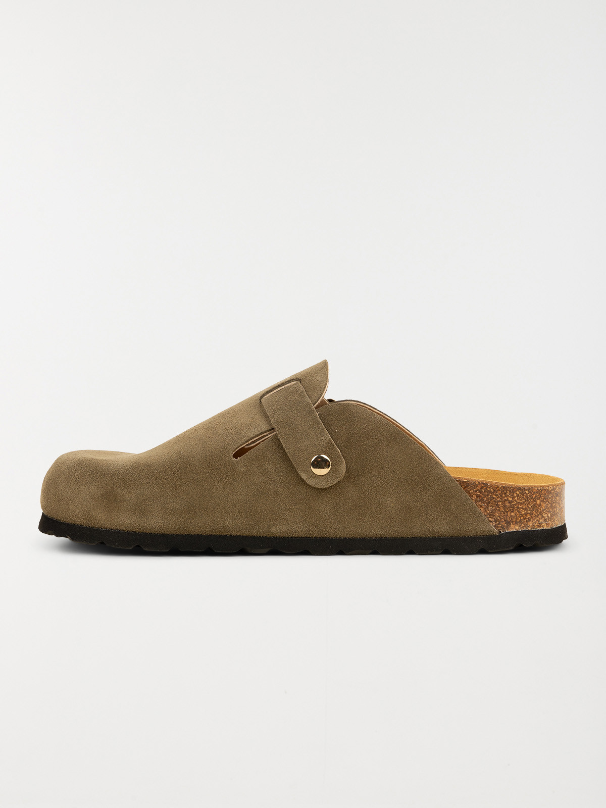 Mules sabots plates femme kaki (37-42)