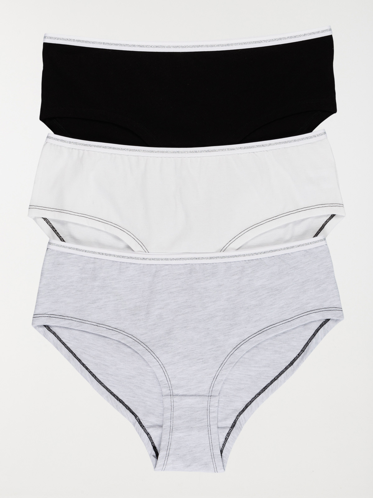 Lot 3 shorties hipster femme (S-XL)