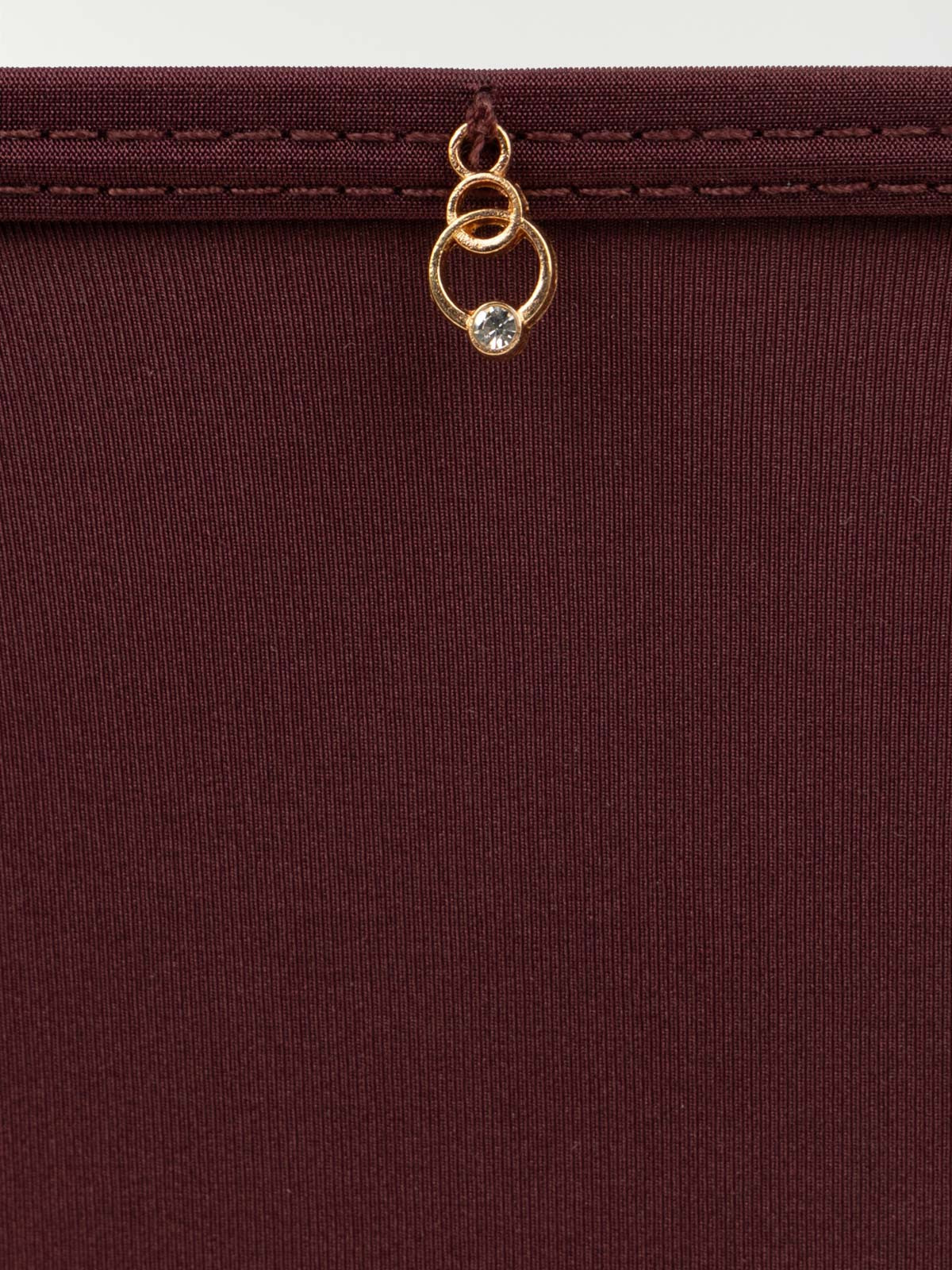 Shorty marron bijou femme (S-XL)