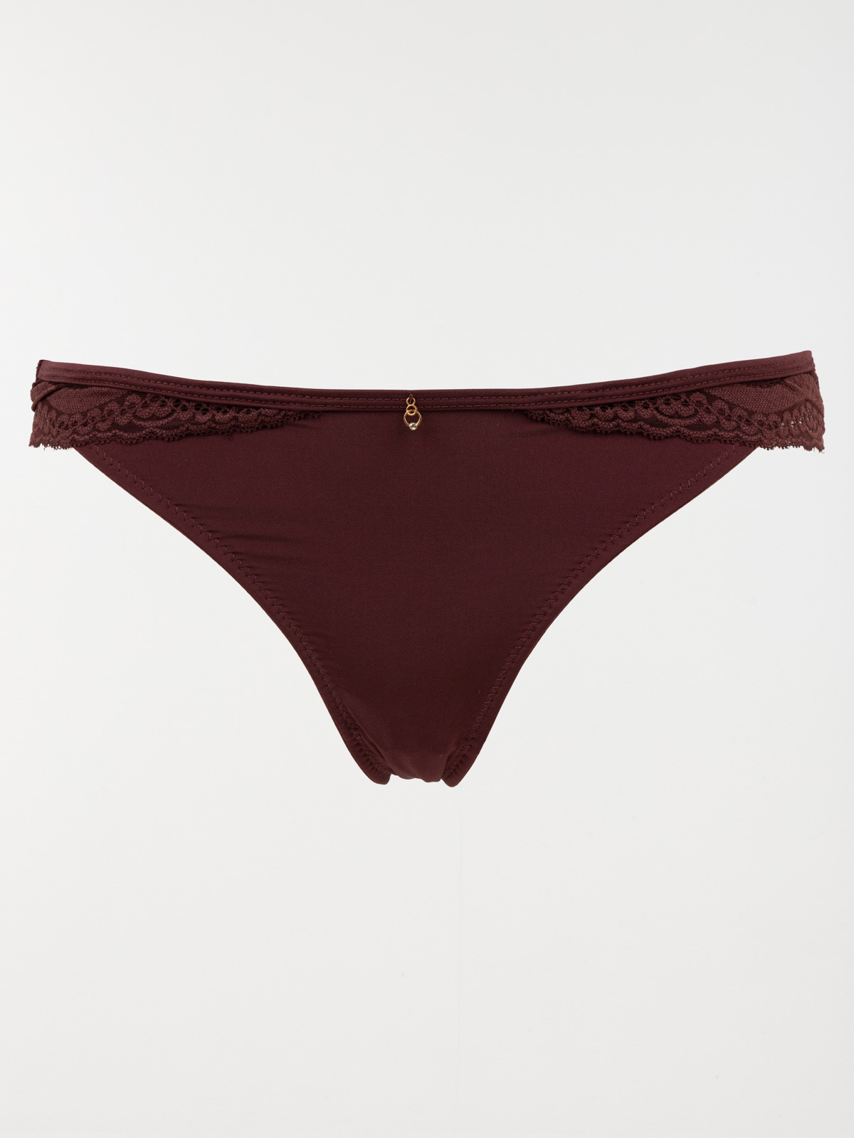 Shorty marron bijou femme (S-XL)